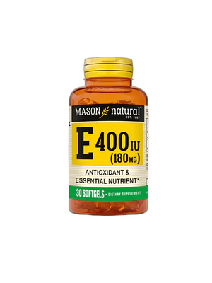 VITAMINA E 400 UI - fco x 30 softgel. - MASON - VENTA LIBRE - PROMOCION