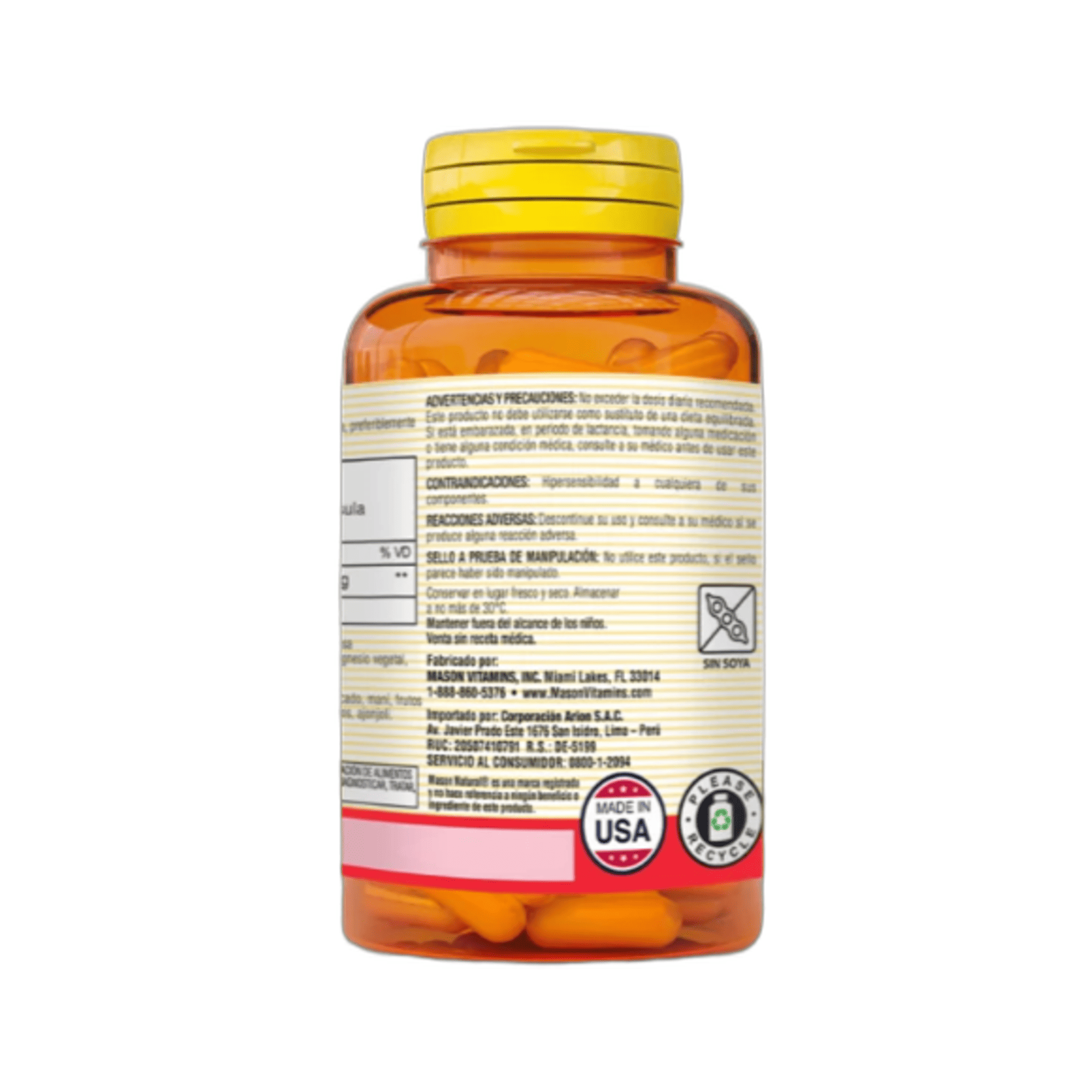 ALPHA-LIPOIC ACID 600 mg - Fco x 30 cap - MASON - VENTA LIBRE - PROMOCION 4