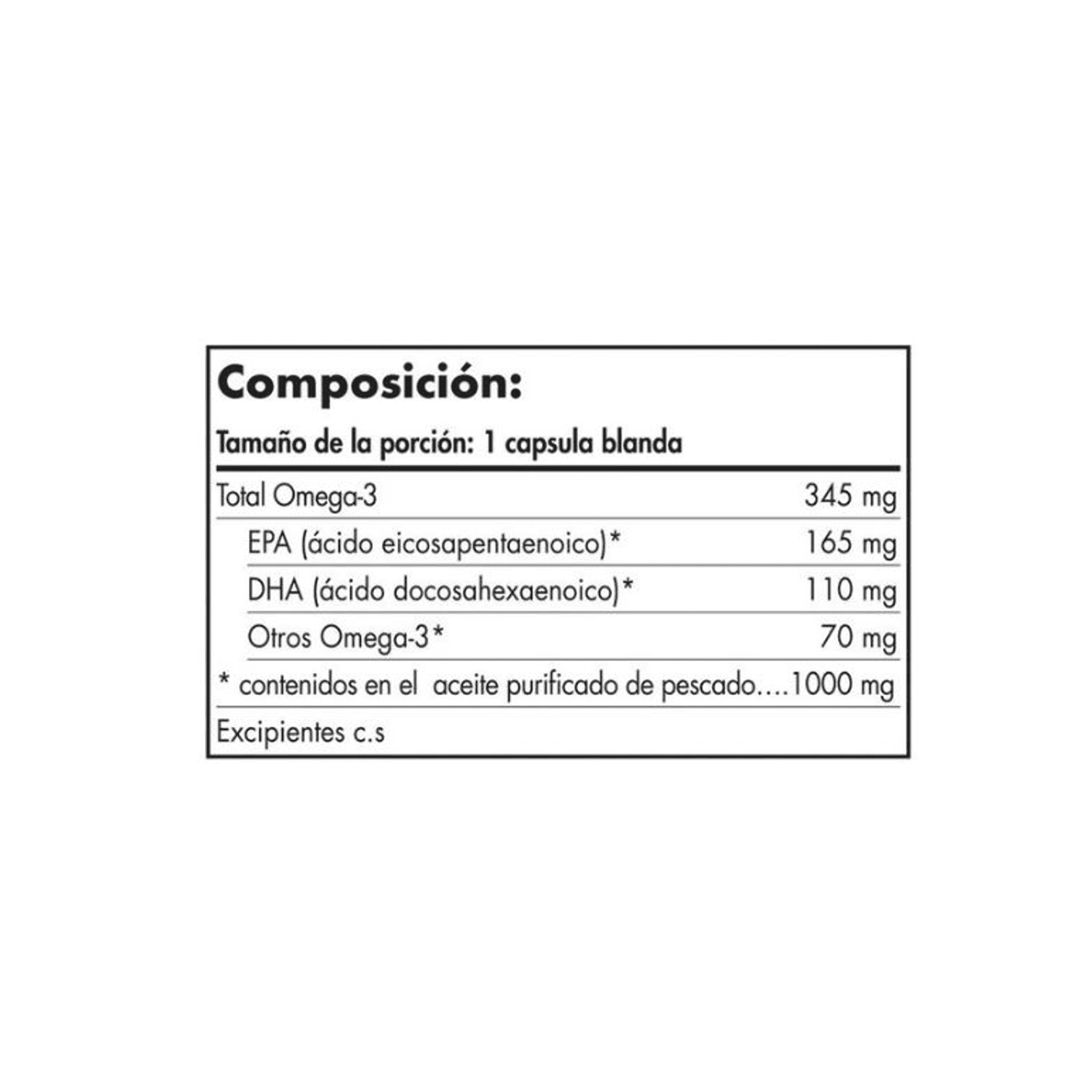 OMEGA 3 1000 mg - Fco x 60 sotfgel 2