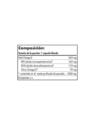 OMEGA 3 1000 mg - Fco x 60 sotfgel
