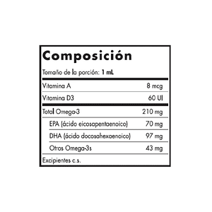 NEW BABYS DHA FCO X 2 onzas /60ml