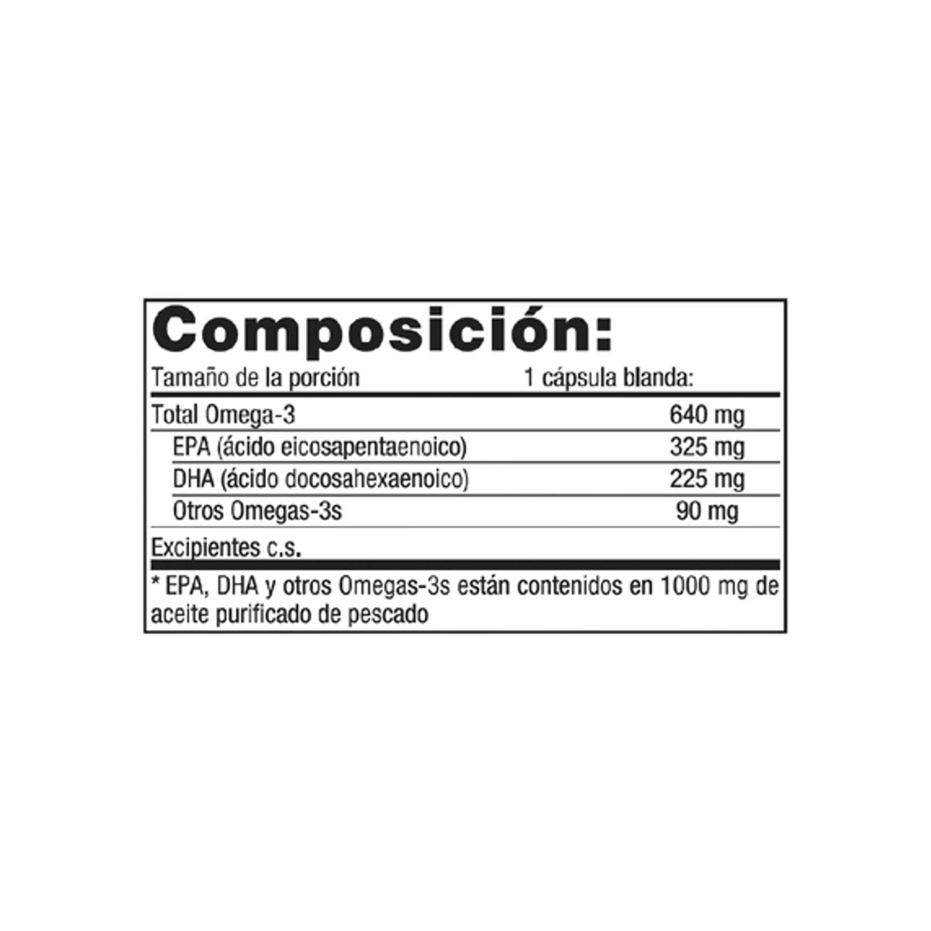 ULTIMATE OMEGA - fco x 60 cap de 1000mg(DHA/EPA) 2