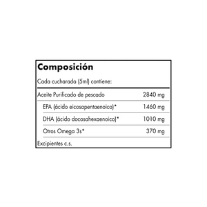 ULTIMATE OMEGA LIQUID - Fco 8 onzas /237 mililitros