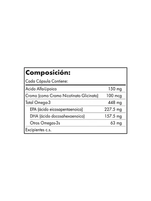 OMEGA BLOOD SUGAR -Fco x 60 cap 