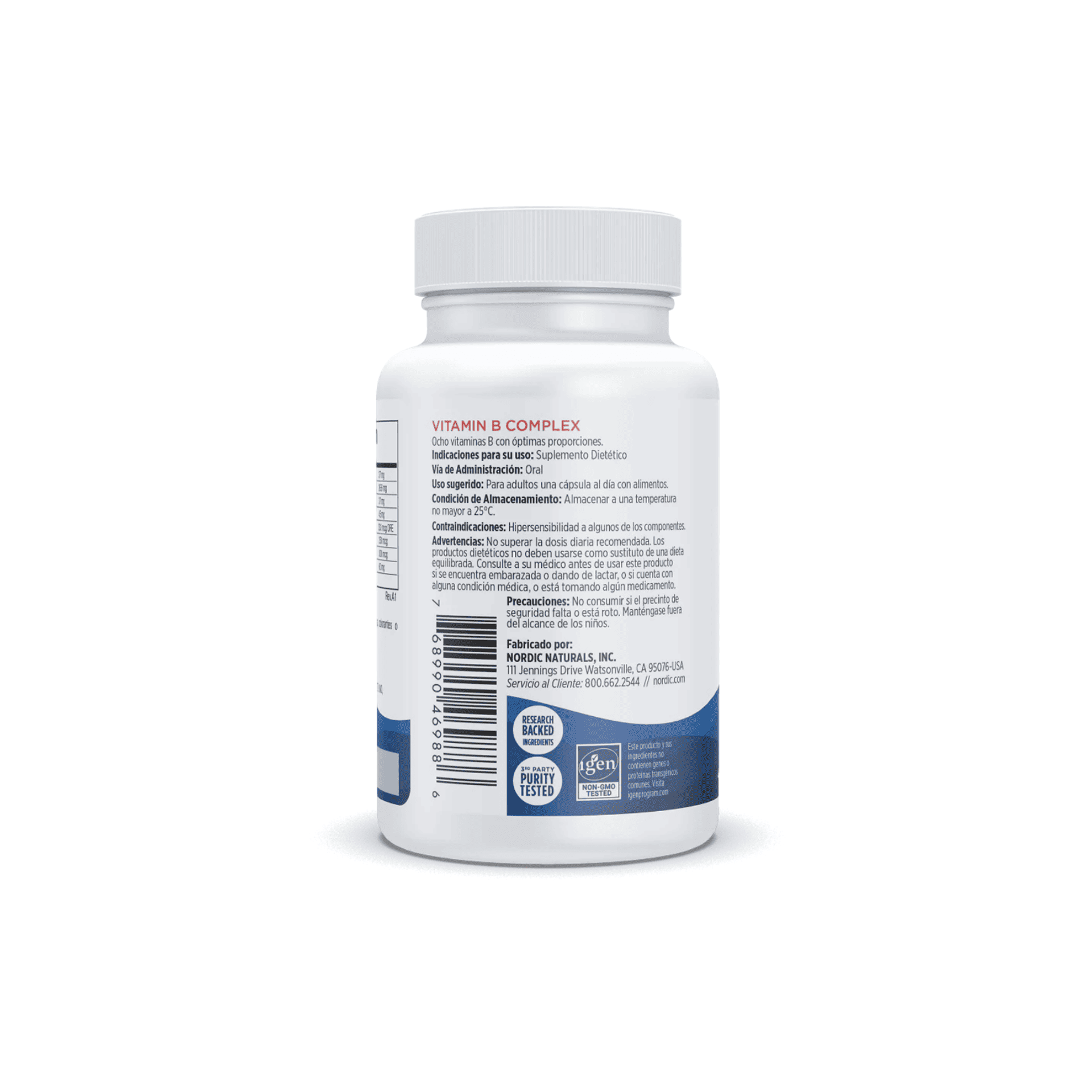  VITAMIN B COMPLEX - Fco x 45 cap 3