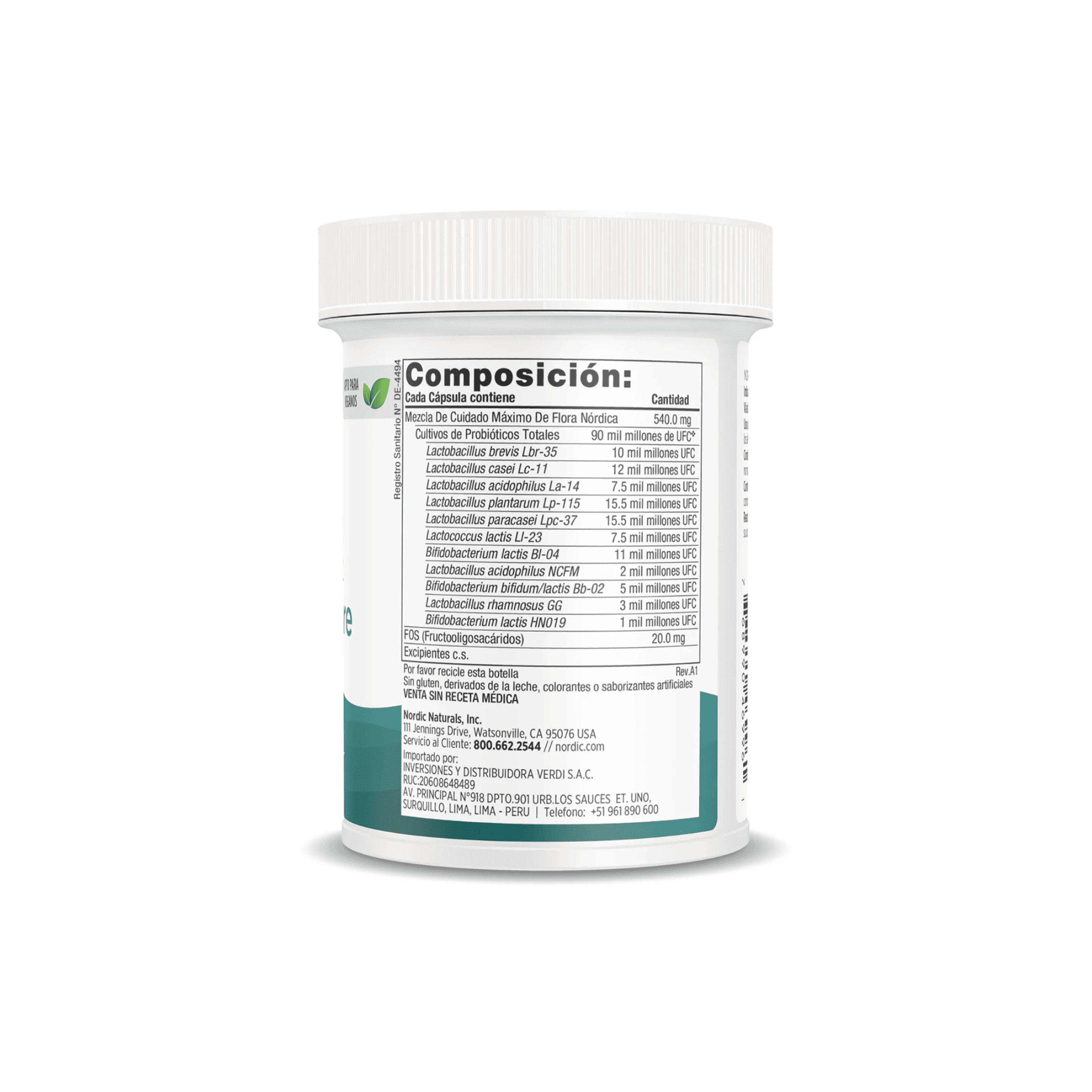 NORDIC FLORA PROBIOTIC maximun care- Fco x 30 cap  4