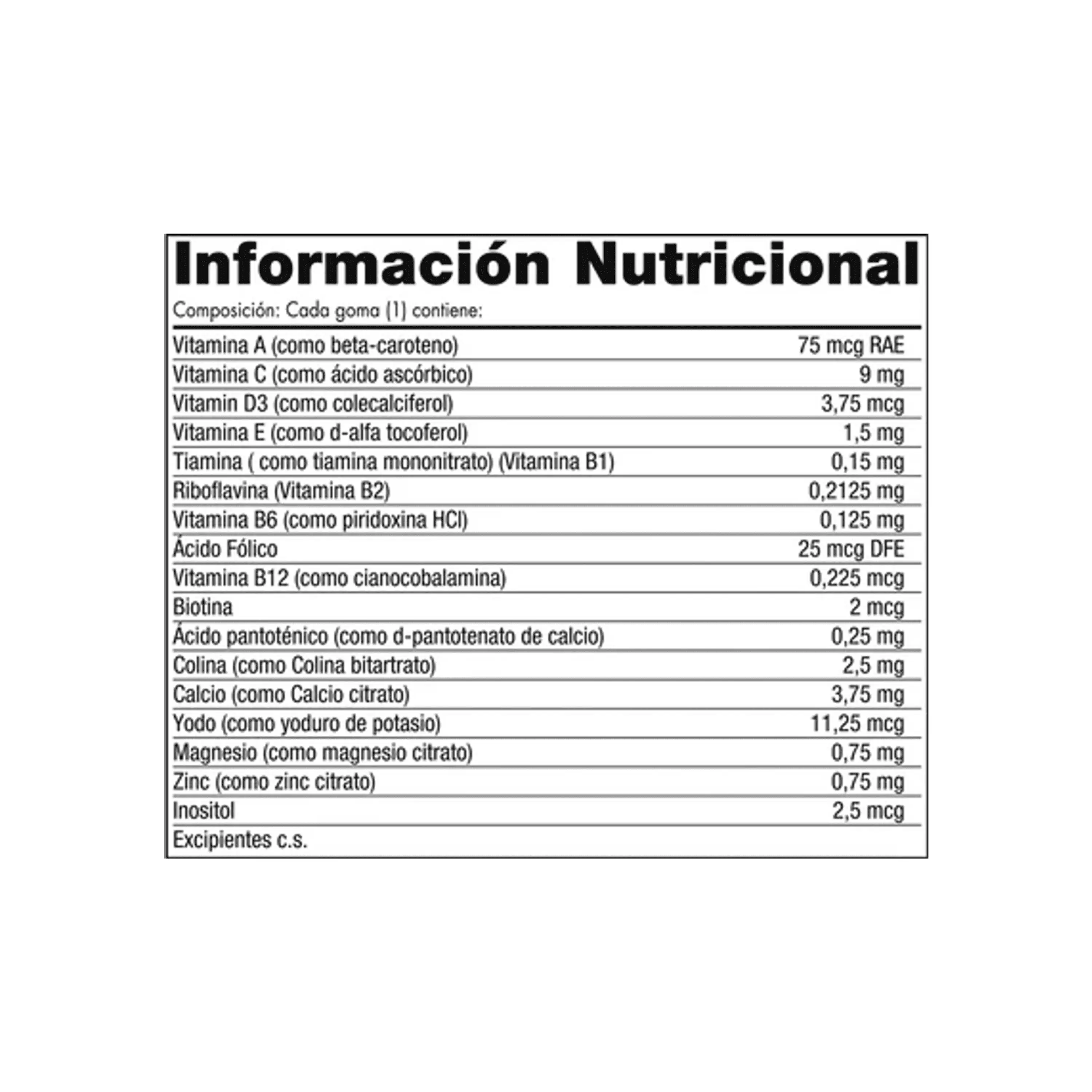 KIDS MULTI (vitaminas y minerales) - fco x 120 gomitas 2