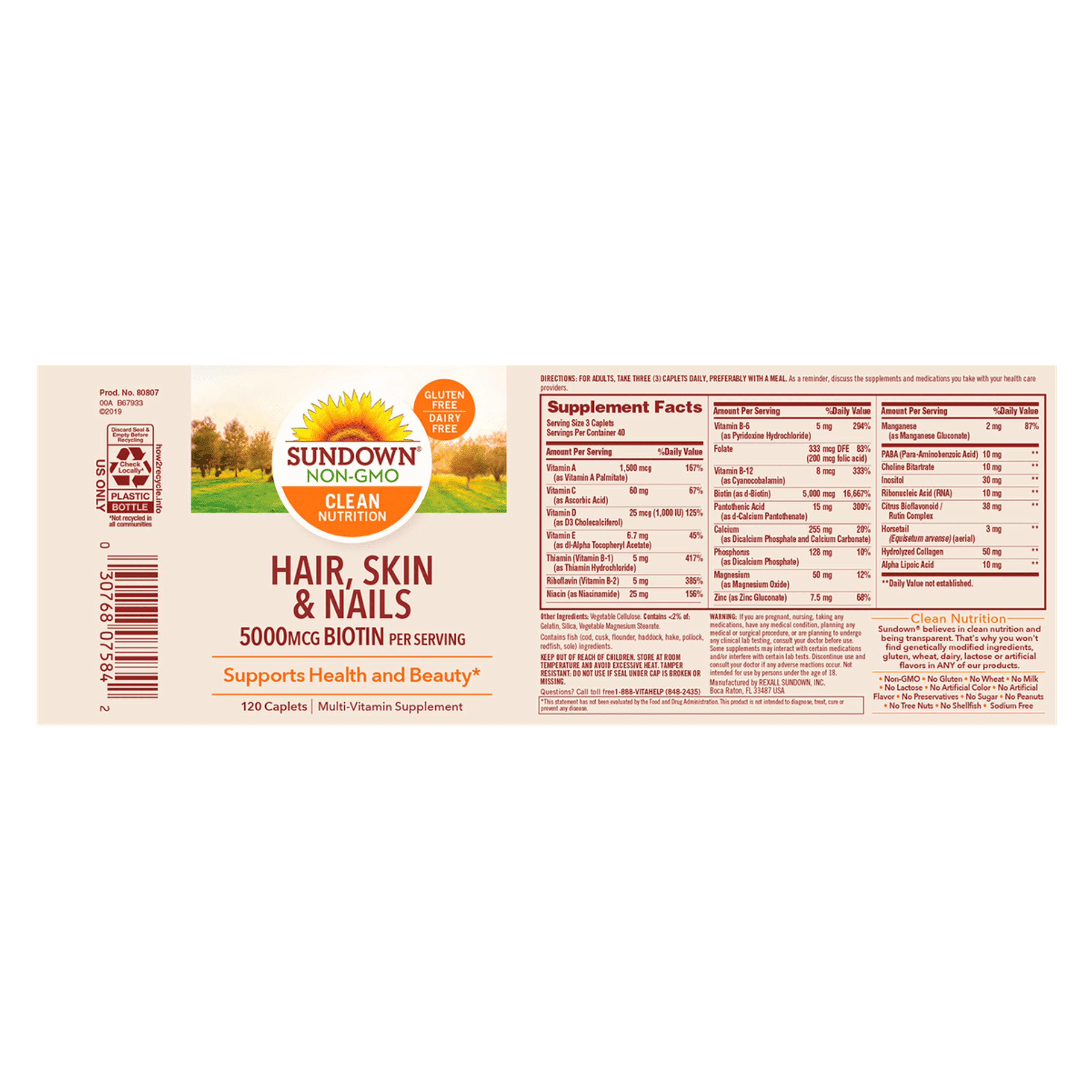 HAIR. SKIN & NAILS - 120 tab 2