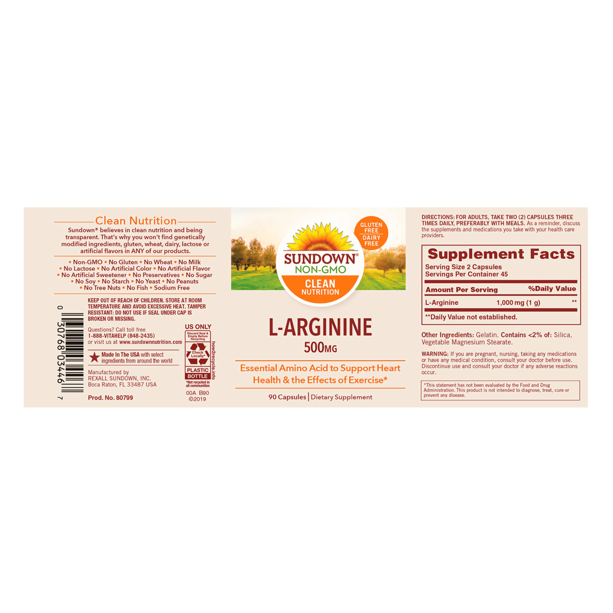 L-ARGiNINE 500 mg - fco x 90 tab. 2