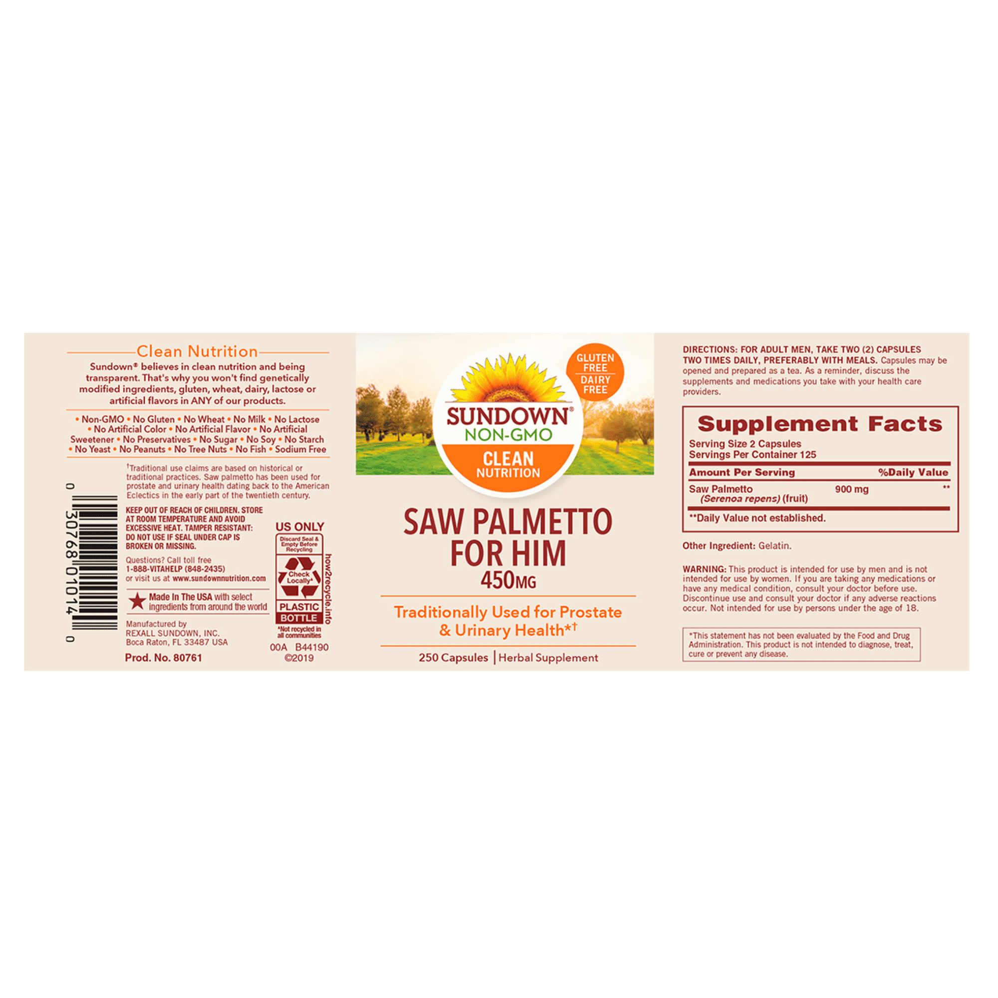 SAW PALMETTO 450mg - fco x 250 cap. 2