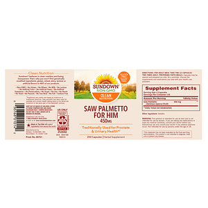 SAW PALMETTO 450mg - fco x 250 cap.
