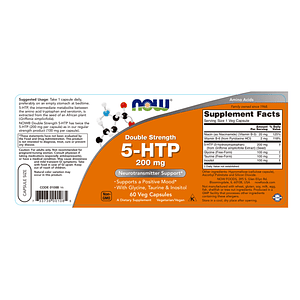 5 HTP 200 mg ( double strenght ) - fco x 60 cap.