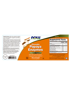 PAPAYA ENZIME - fco x 180 tab