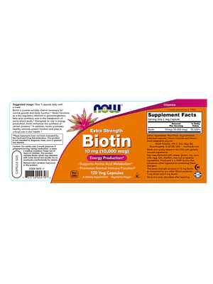 BIOTIN 10.0000 mcg - fco x 120 cap