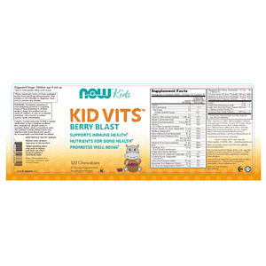 KID VITS (TM) BERRY BLAST - fco 120 past masticables