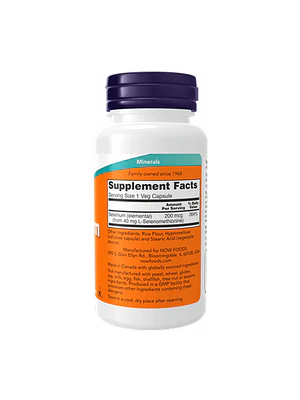 SELENIUM 200 mcg (selenio) - Fco x 90 cap