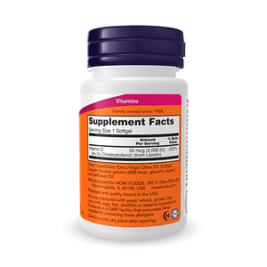 VITAMINA D3 2000 UI - Fco x 30 softgel