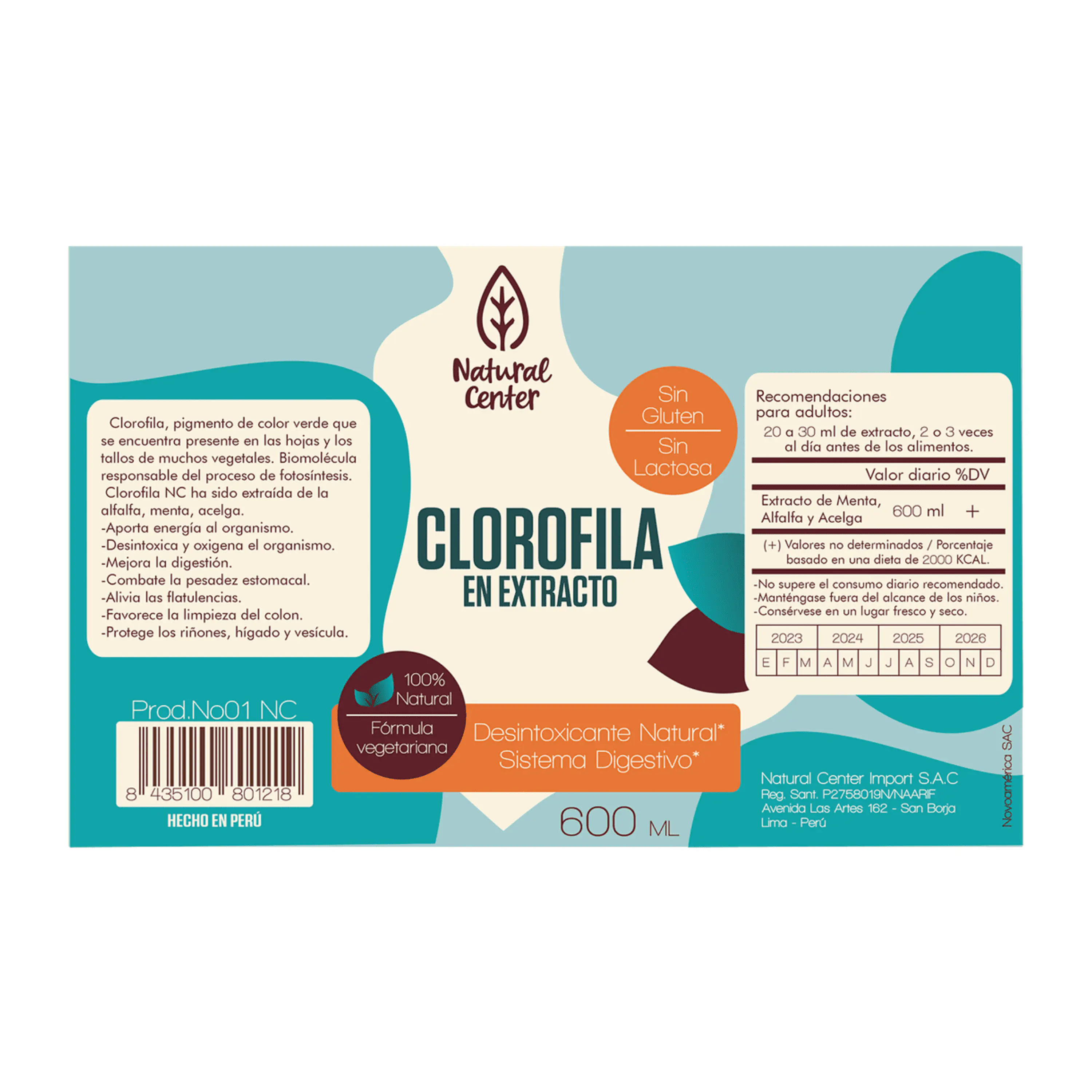 CENTER CLOROFILA - fco x 500 ml 2