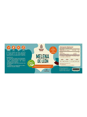 NATURAL CENTER MELENA DE LEON 240 mg - fco x 120 cap