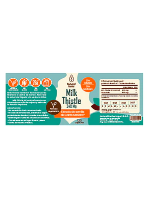MILK THISTLE 240 mg - fco x 120 cap
