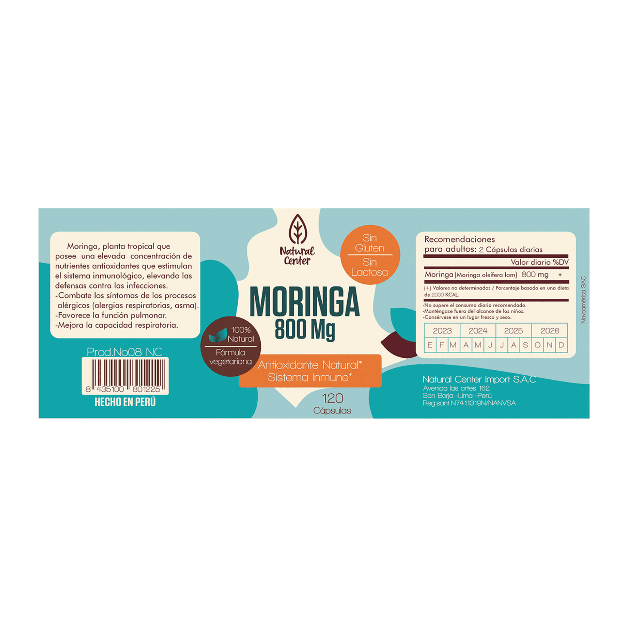 MORINGA - fco x 120 cap 2