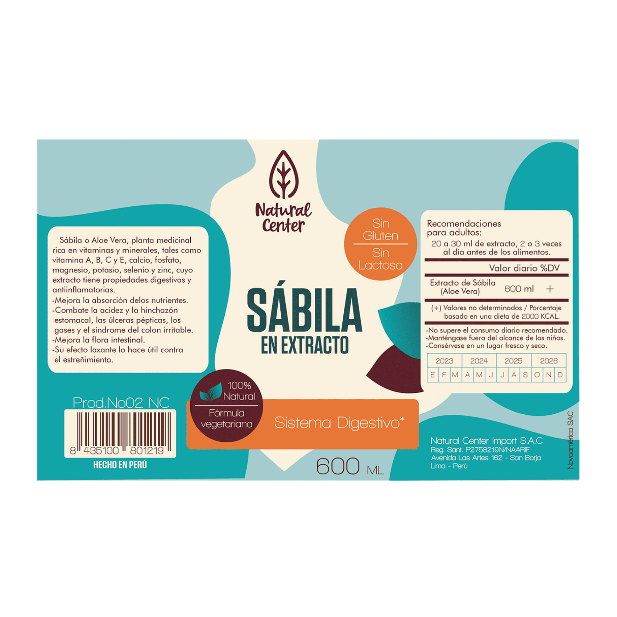 SABILA - fco x 600 ml 2
