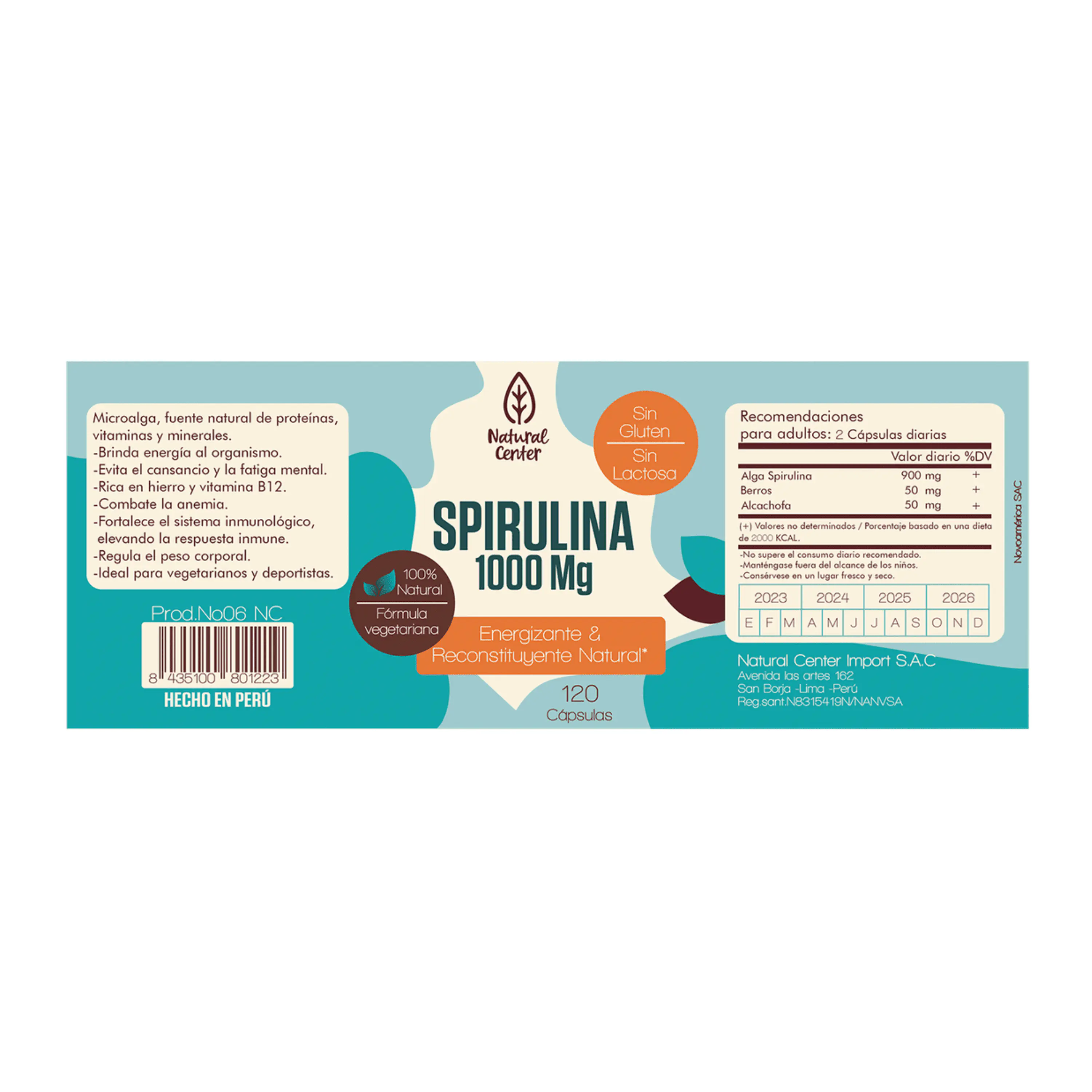 SPIRULINA - fco x 120 cap 2