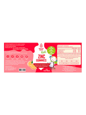 ZINC citrato - fco x 60 GOMITAS. / NARANJA