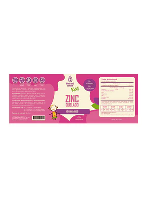 ZINC quelado - fco x 60 GOMITAS. / MIEL