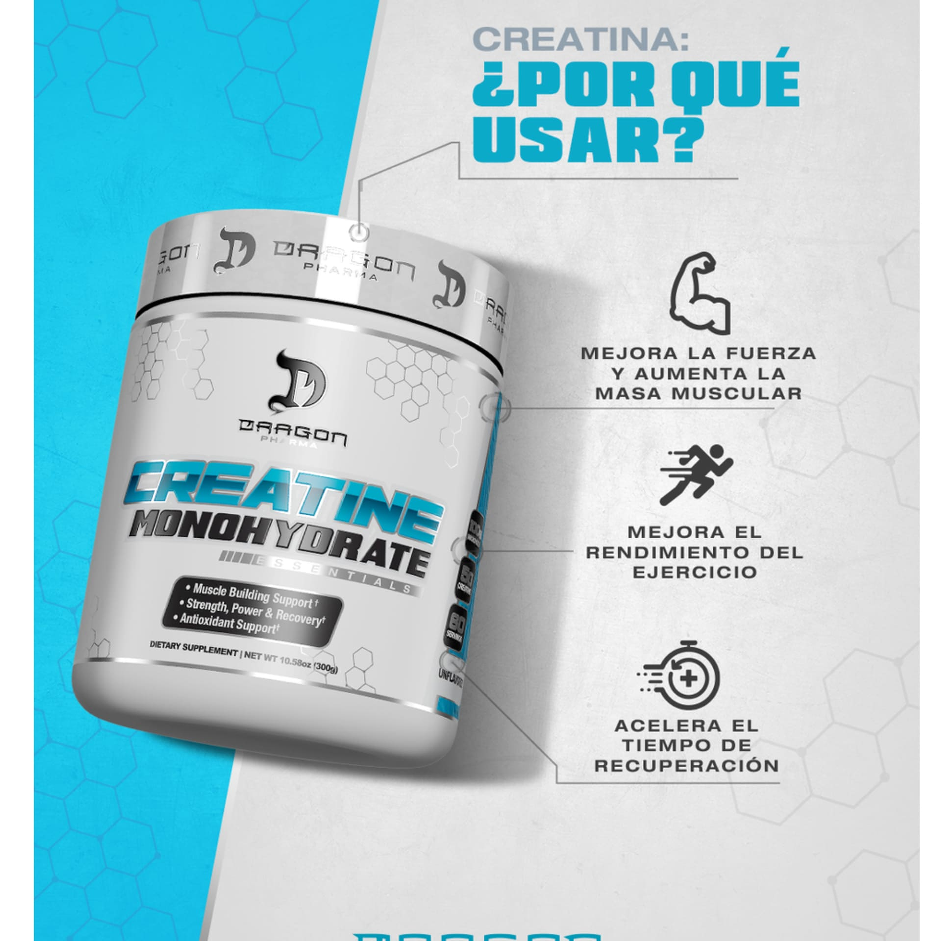 CREATINA - Fco x 300g. 3