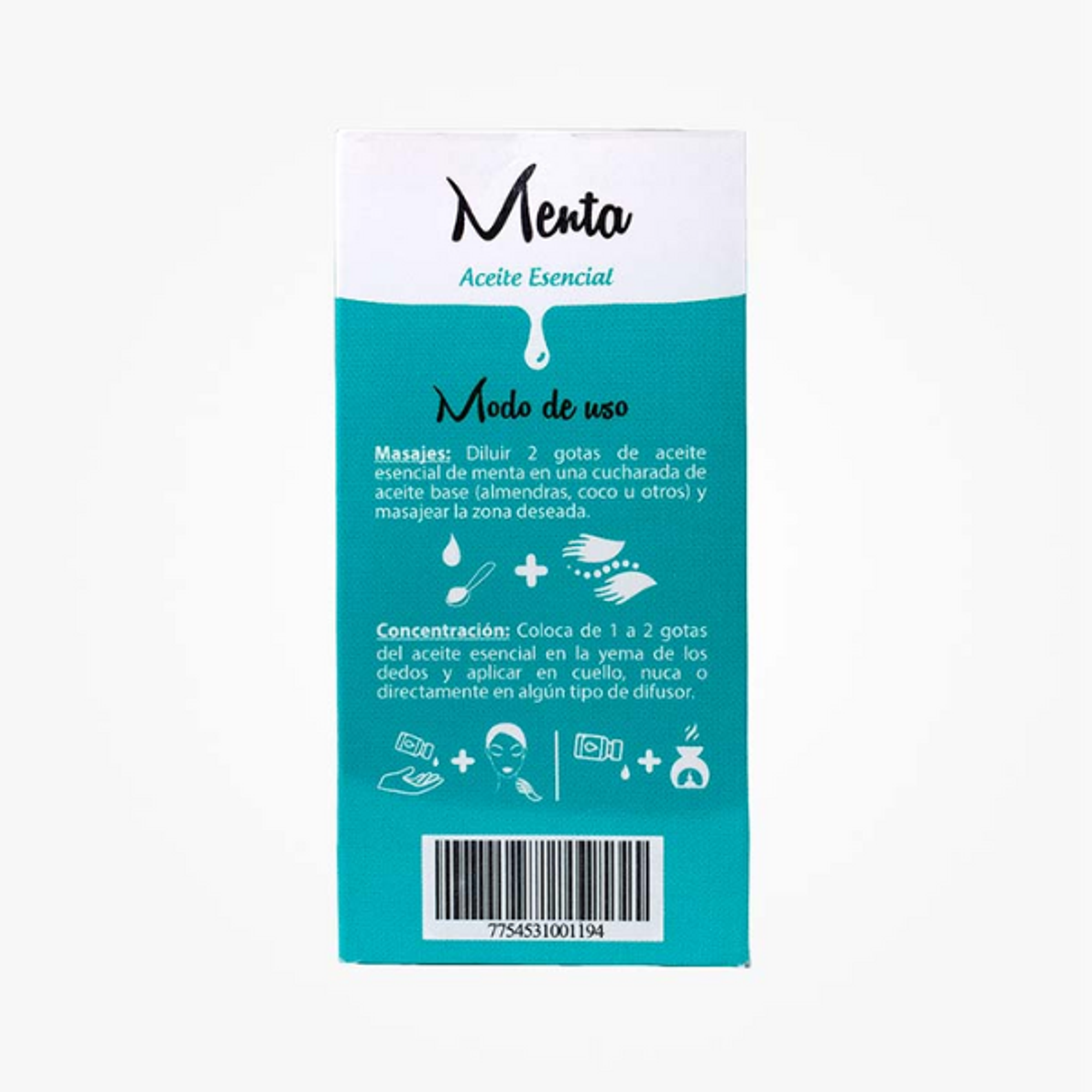 ACEITE ESENCIAL DE MENTA vidrio x 10 ml 3