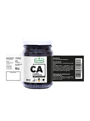 CARBON ACTIVADO - Fco x 80 g.