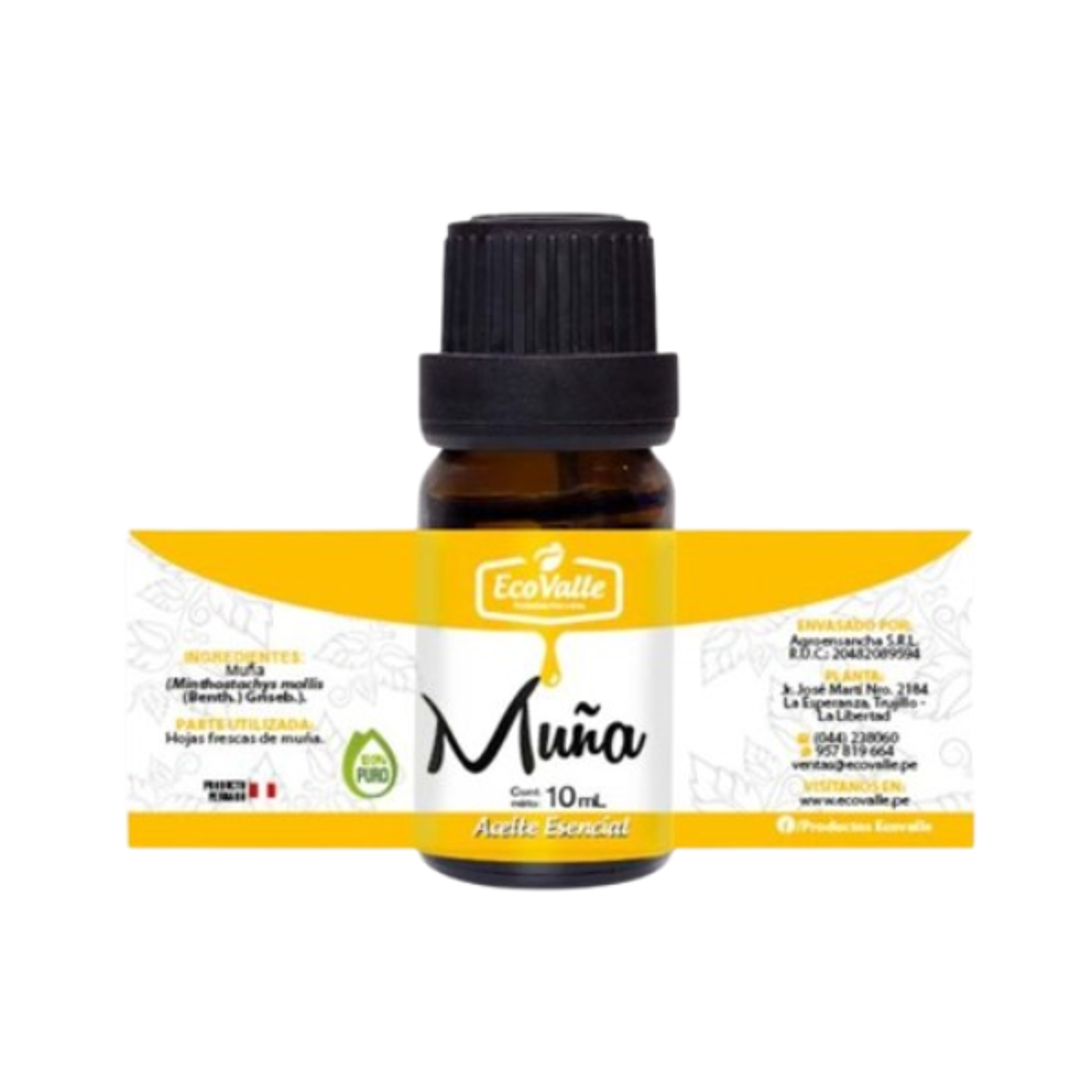 ACEITE ESENCIAL DE MUÑA vidrio x 10 ml 4