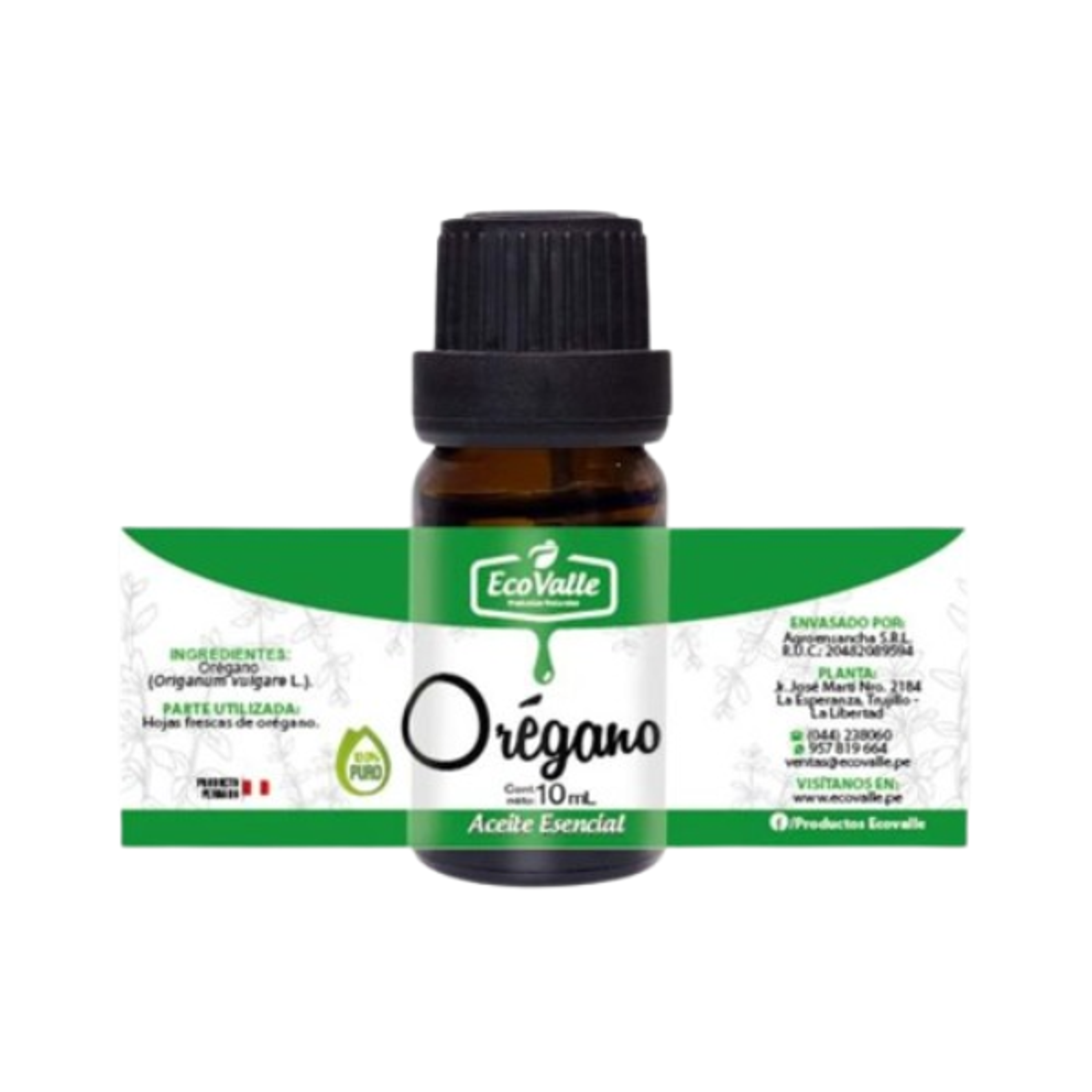 ACEITE ESENCIAL DE OREGANO vidrio x 10 ml 3