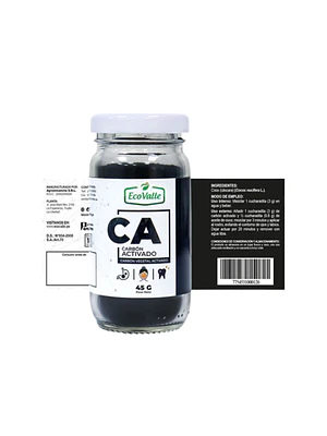 CARBON ACTIVADO POLVO - Fco x 45 g.