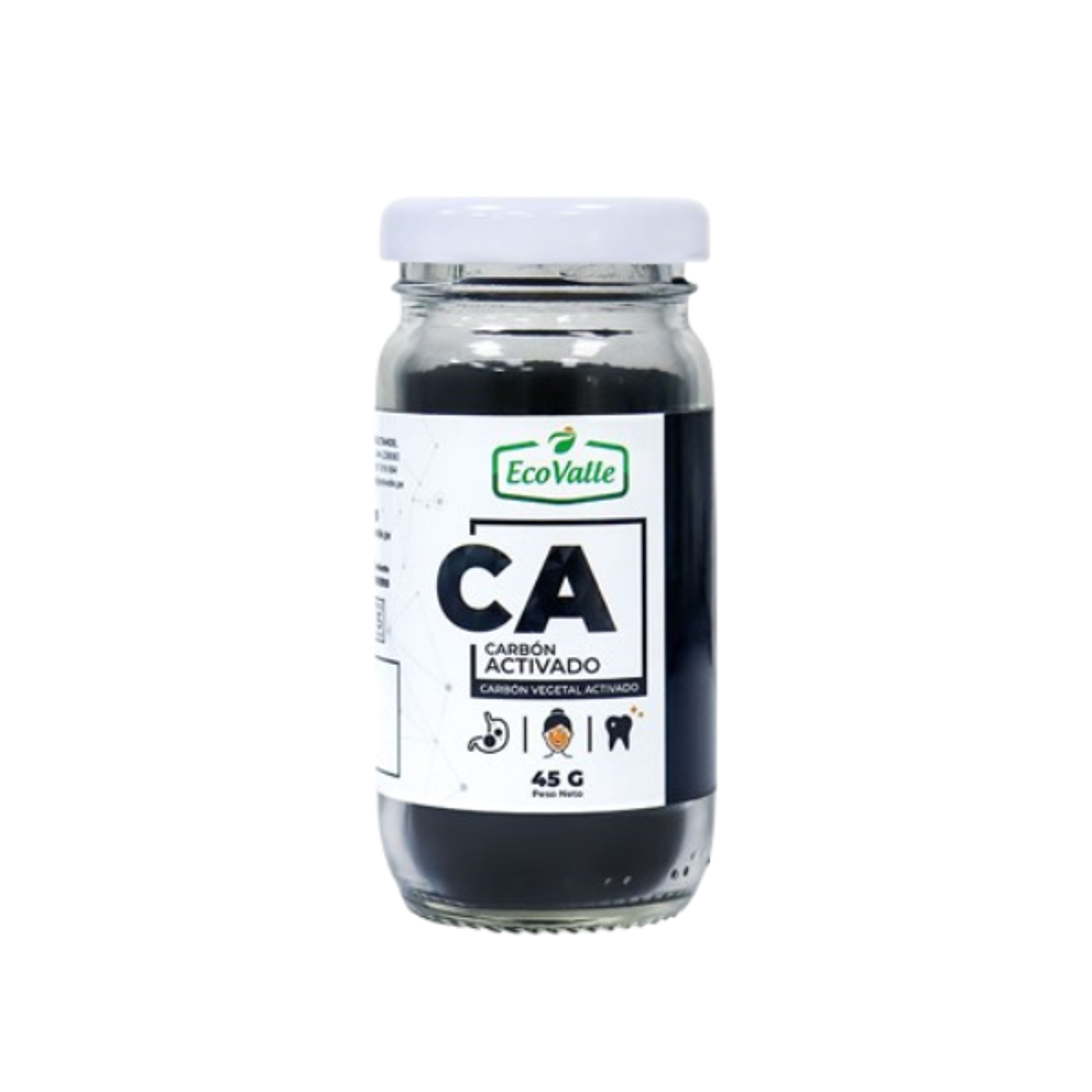 CARBON ACTIVADO POLVO - Fco x 45 g. 1