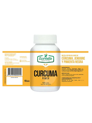 CURCUMA * 500 mg - Fco x 100 cap
