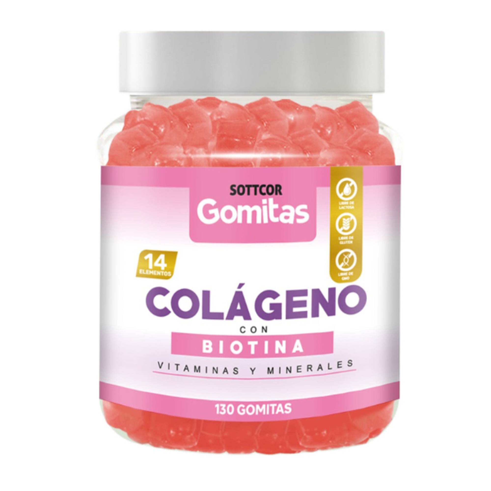 COLAGENO CON BIOTINA - fco x 130 gomitas 1