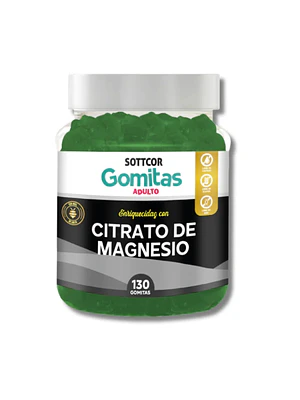 CITRATO DE MAGNESIO (adultos) - fco x 130 gomitas 