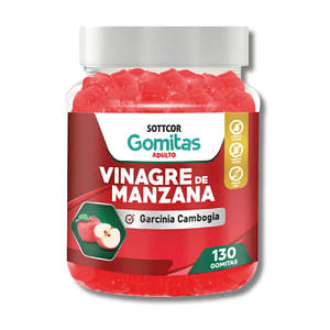 VINAGRE DE MANZANA - fco x 130 gomitas 