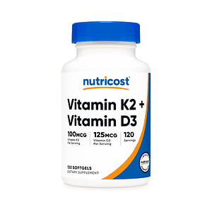 VITAMINA K2 + VITAMINA D3 - Fco x 120 Softgel