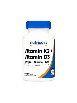 VITAMINA K2 + VITAMINA D3 - Fco x 120 Softgel