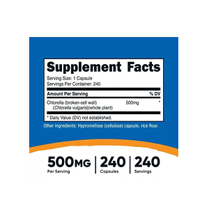 CHLORELLA 500 mg - fco x 240 cap