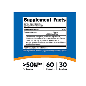 PROBIOTIC COMPLEX + 50 BILLON - fco x 60 cap