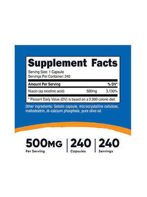 NIACIN - fco x 240 cap