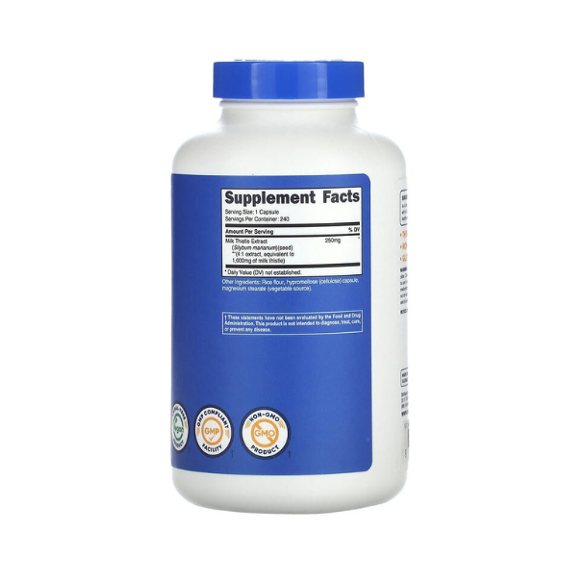 MILK THISTLE 1000MG/FCO x 240CAPS 4