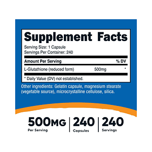 GLUTATHIONE - fco x 240 Softgel