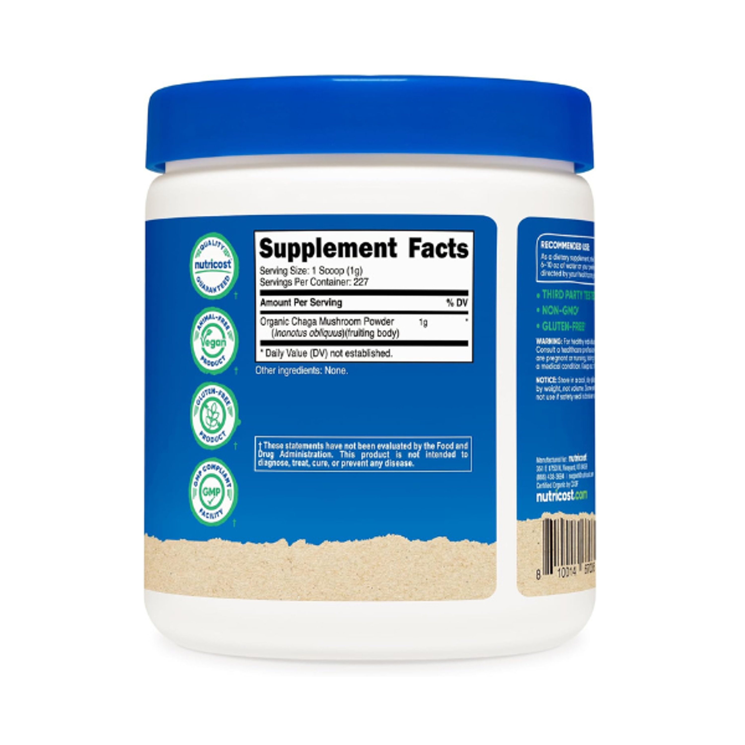 CHAGA MUSHROOM ( 100% ORGANIC) - pt x 227 g 4