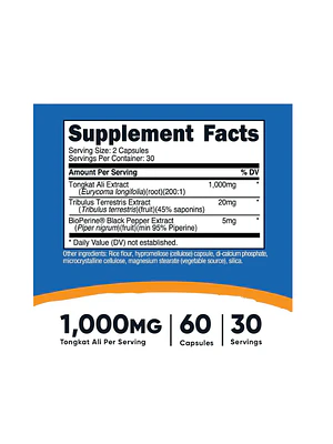 TONGKAT ALI 500 mg - fco x 60 cap