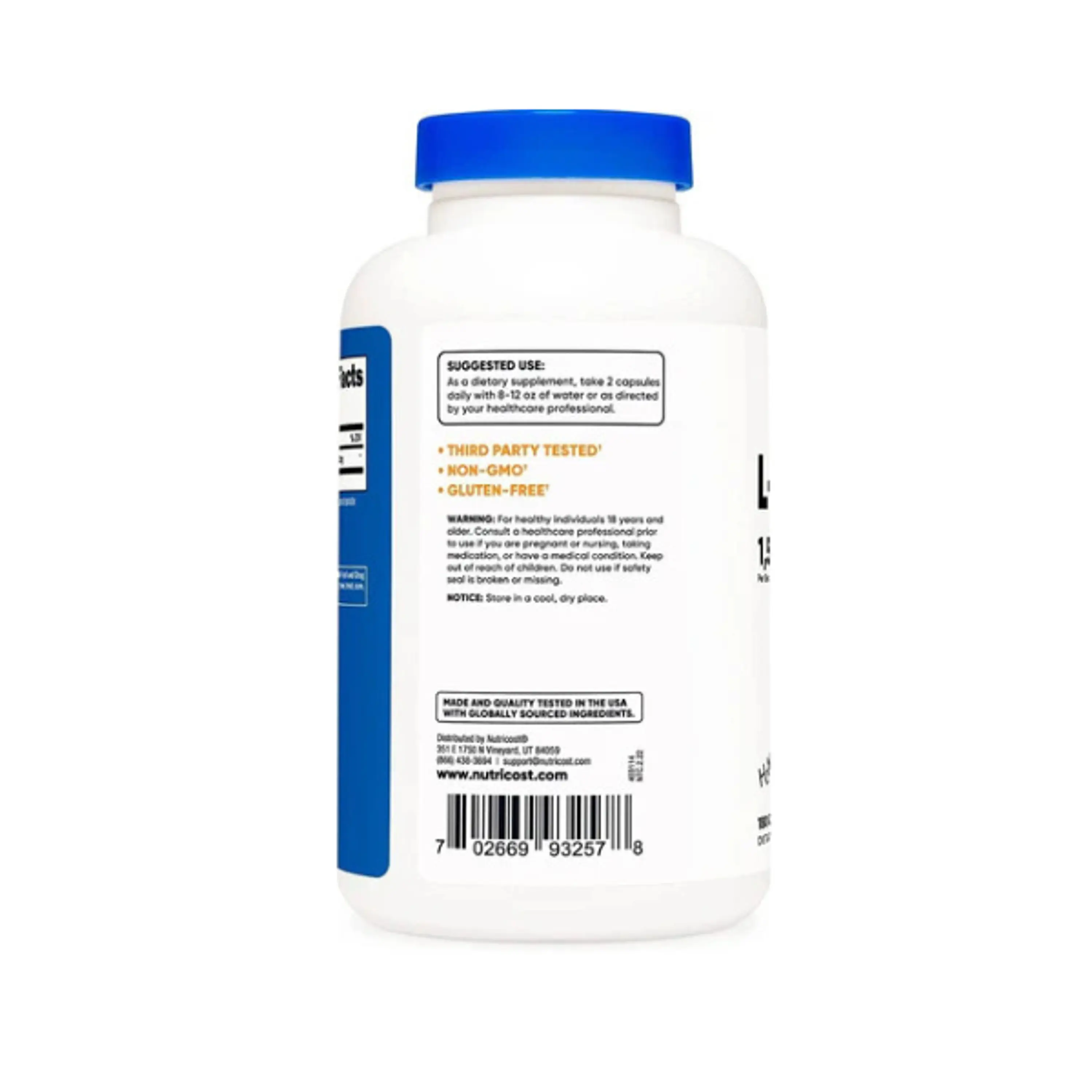 L-CITRULINE 1500 mg - fco x 180 cap 3